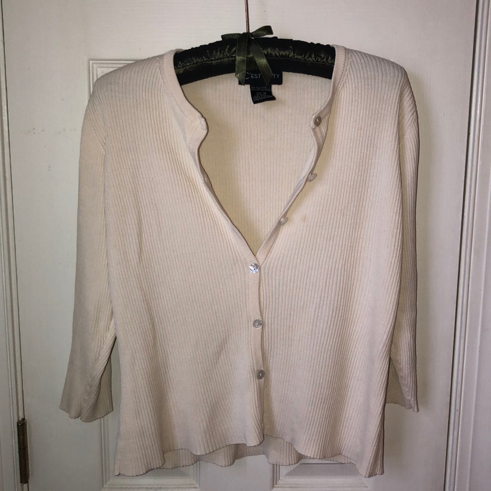 Cardigan & Matching Tank Set - Picture 2 of 6